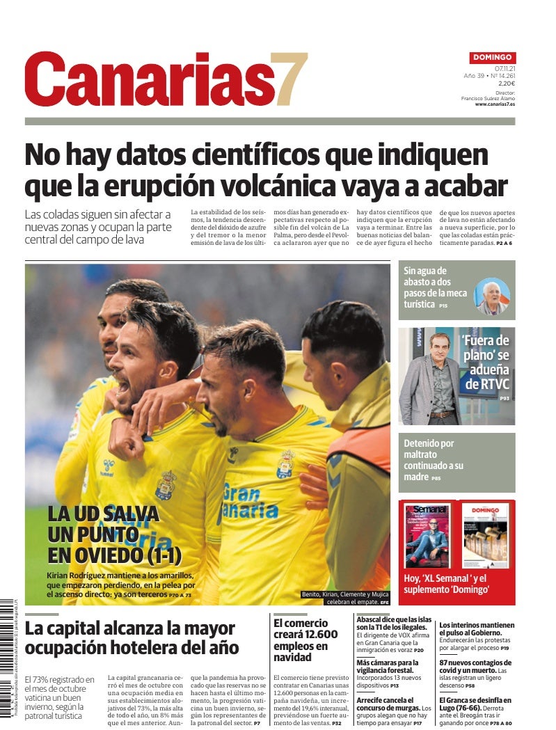 Portada Canarias7 07-11-2021