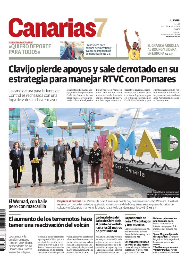 Portada Canarias7 11-11-2021