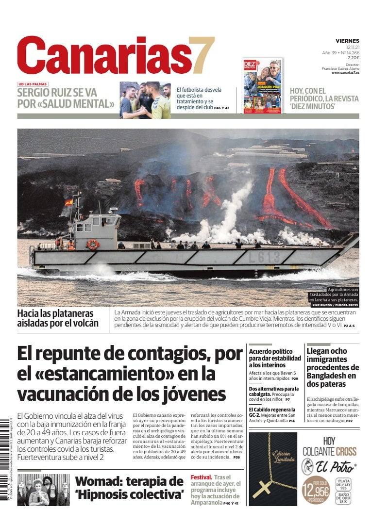 Portada Canarias7 12-11-2021