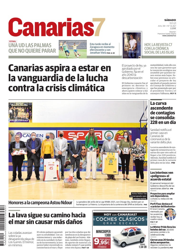 Portada Canarias7 13-11-2021