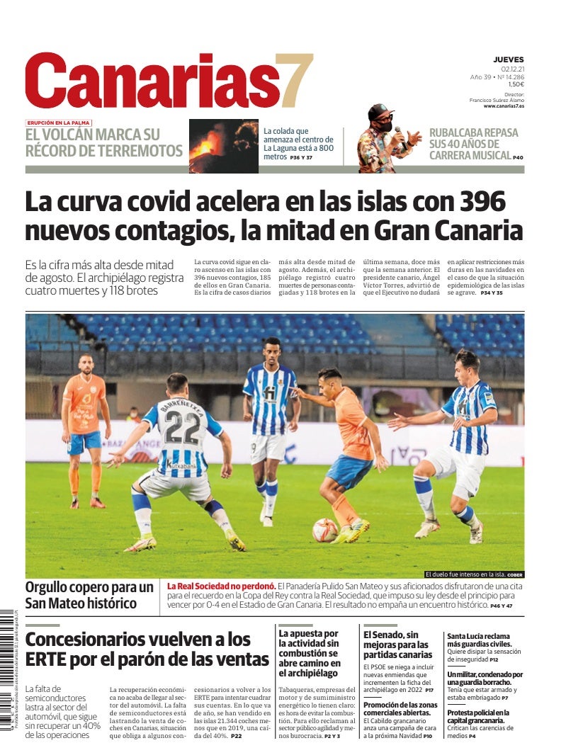 Portada Canarias7 02-12-2021