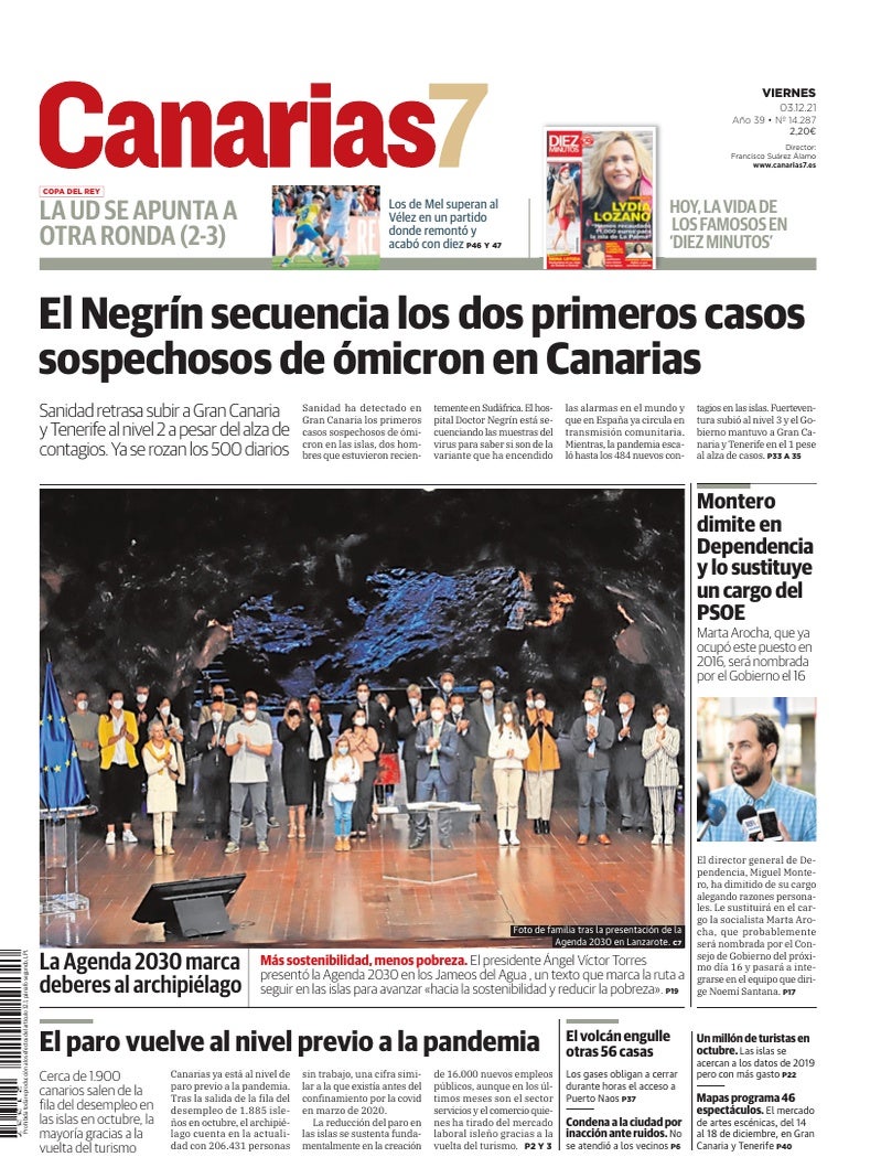 Portada Canarias7 03-12-2021