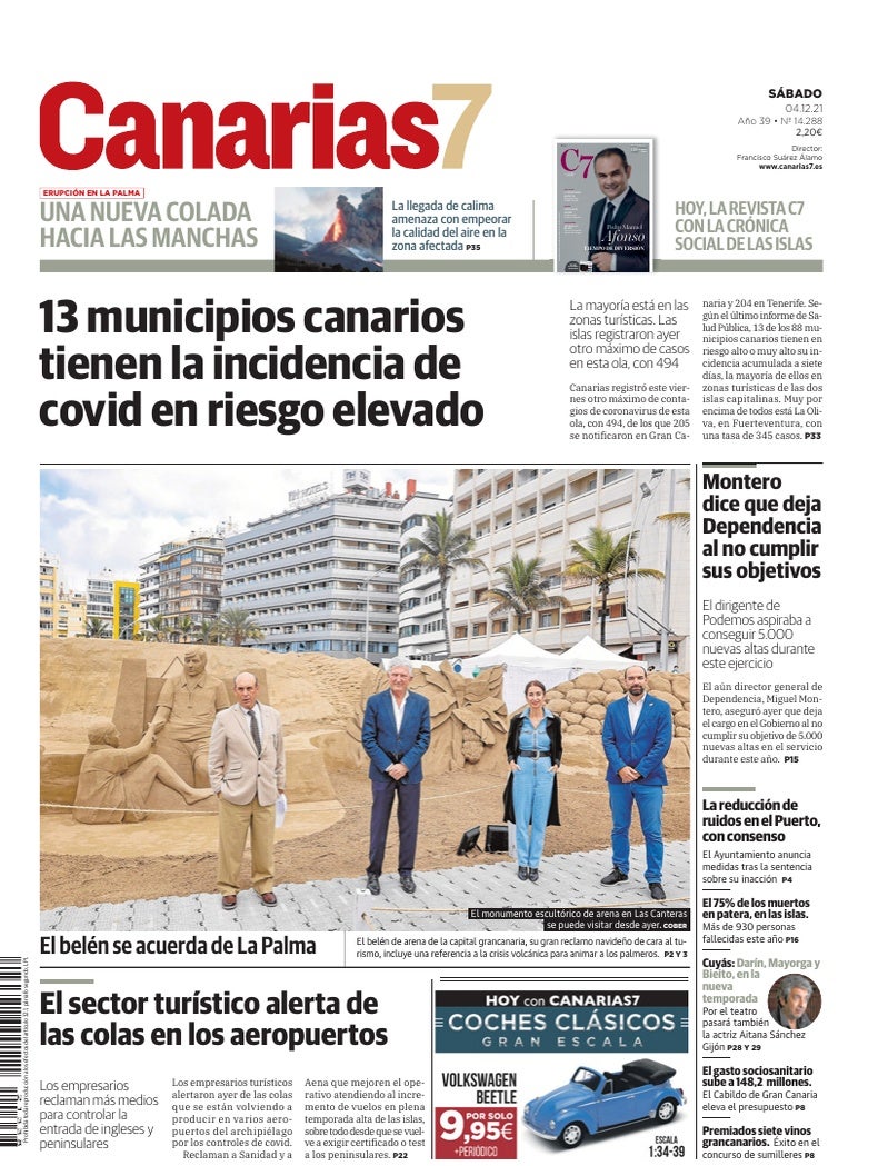 Portada Canarias7 04-12-2021