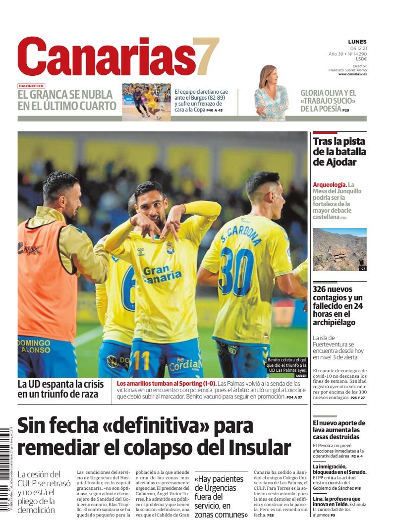 Portada Canarias7 06-12-2021