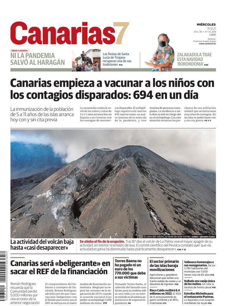 Portada Canarias7 15-12-2021