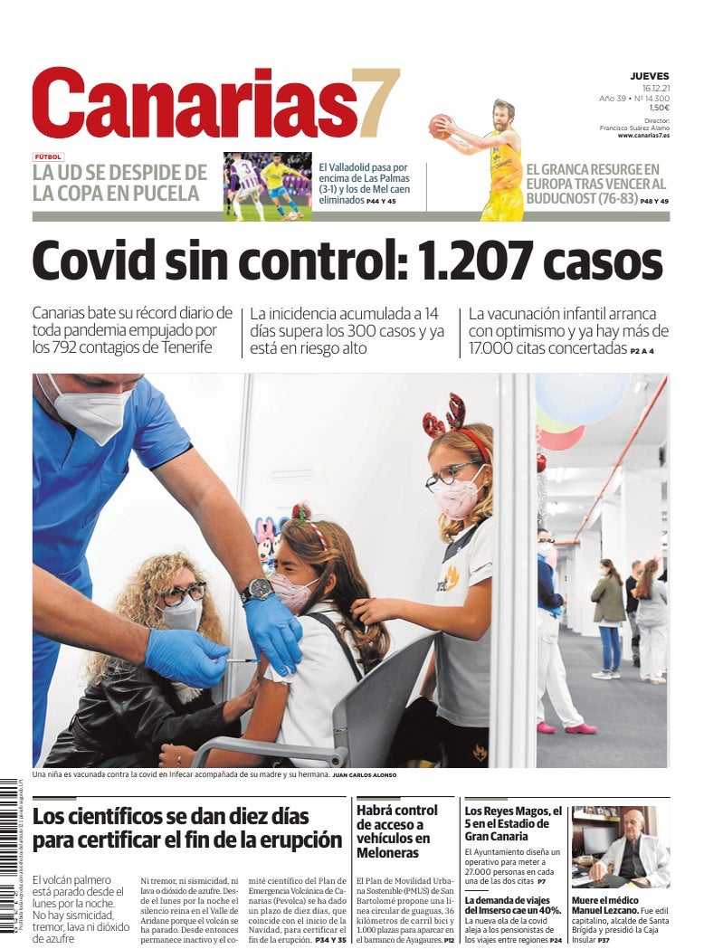 Portada Canarias7 16-12-2021