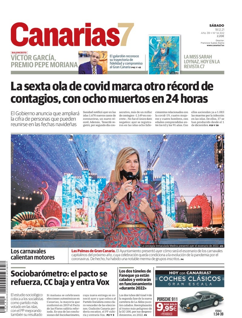 Portada Canarias7 18-12-2021