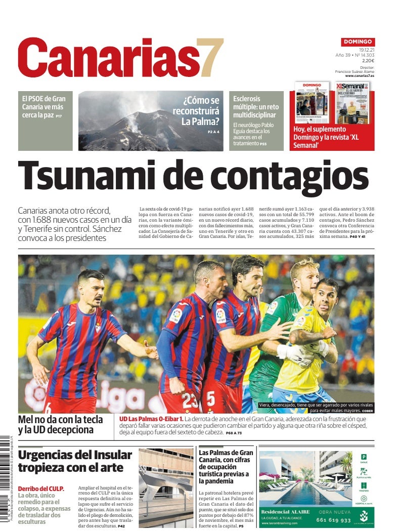 Portada Canarias7 19-12-2021