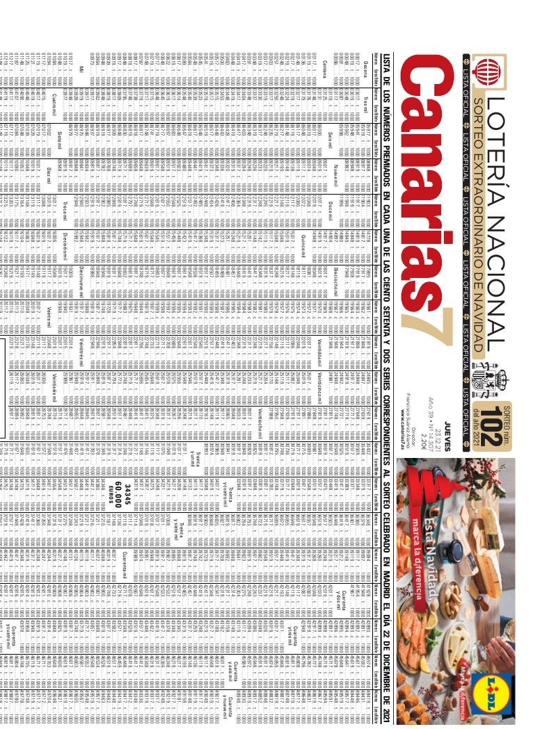Portada Canarias7 23-12-2021