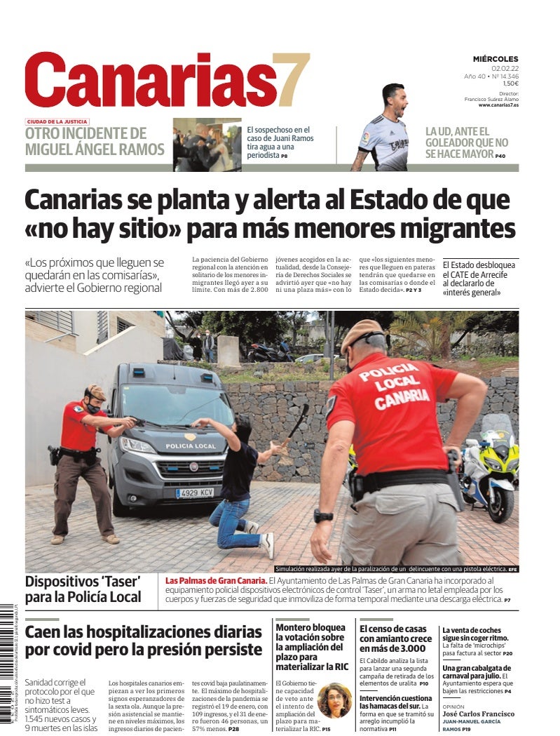 Portada Canarias7 02-02-2022