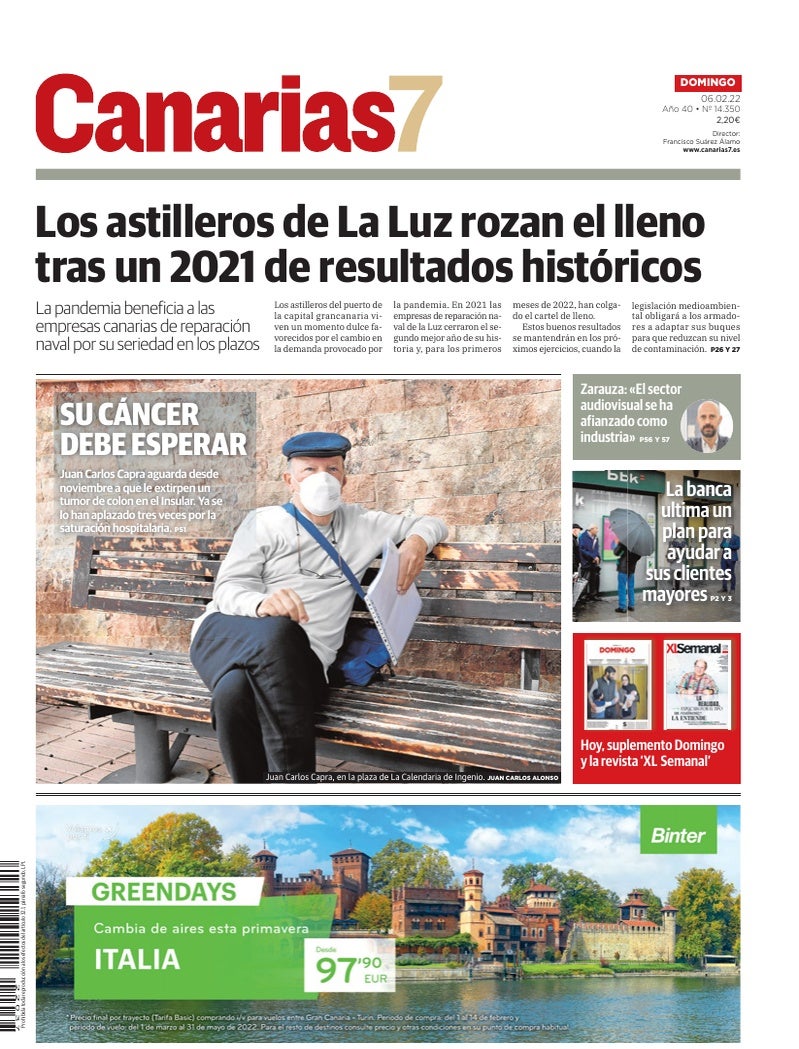 Portada Canarias7 06-02-2022