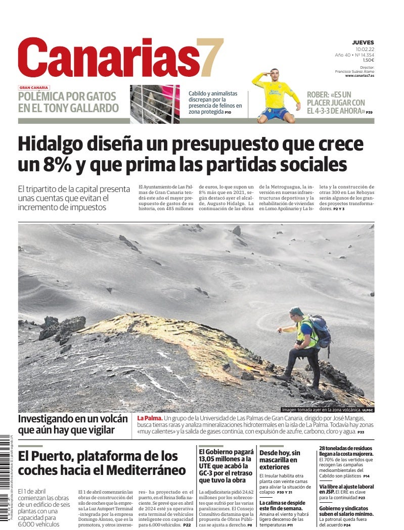 Portada Canarias7 10-02-2022