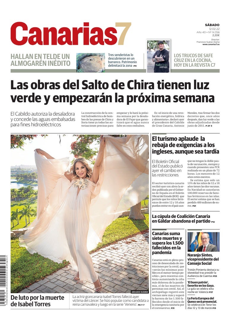 Portada Canarias7 12-02-2022
