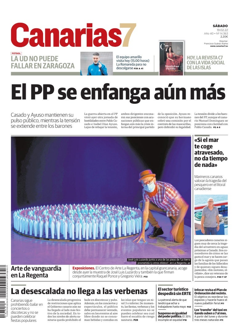 Portada Canarias7 19-02-2022