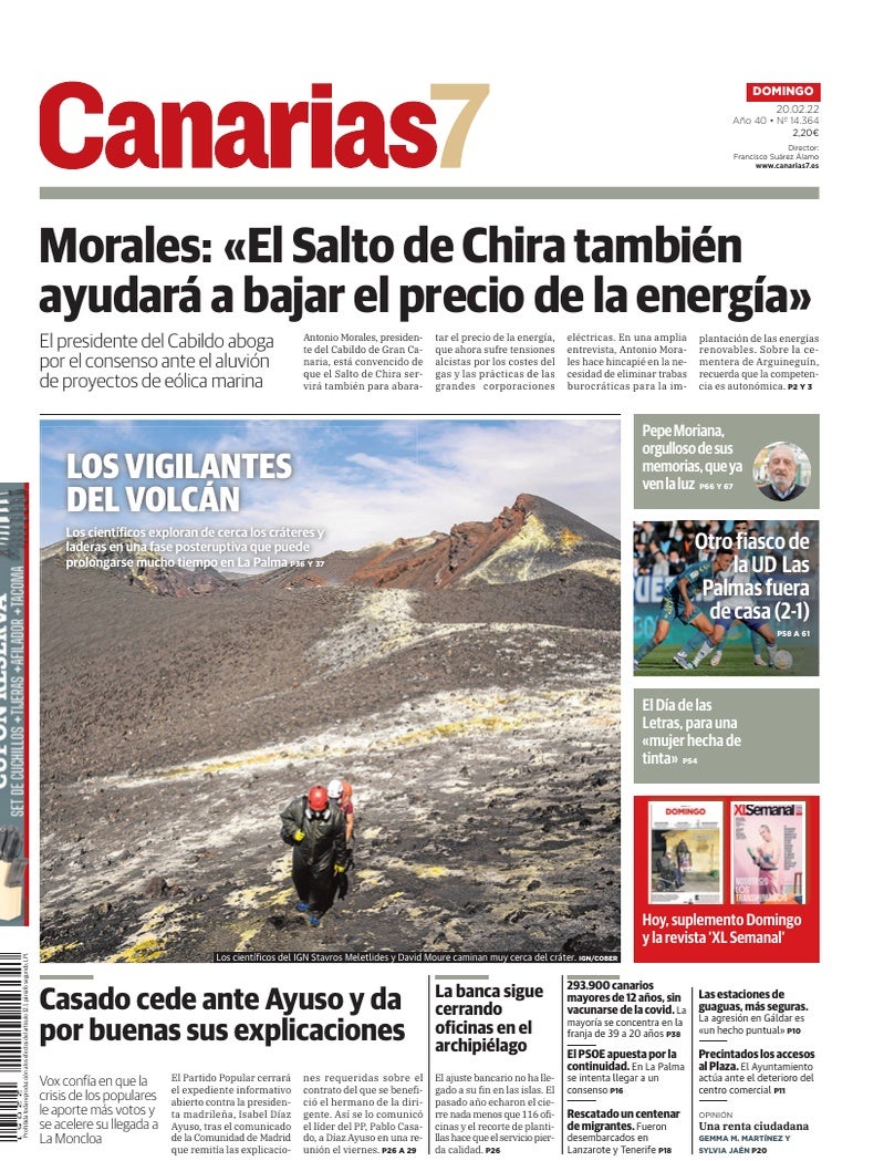Portada Canarias7 20-02-2022