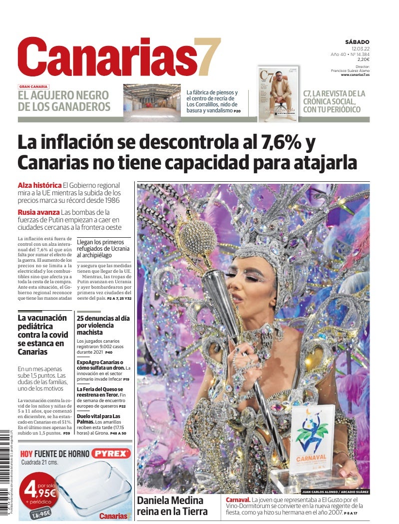 Portada Canarias7 12-03-2022