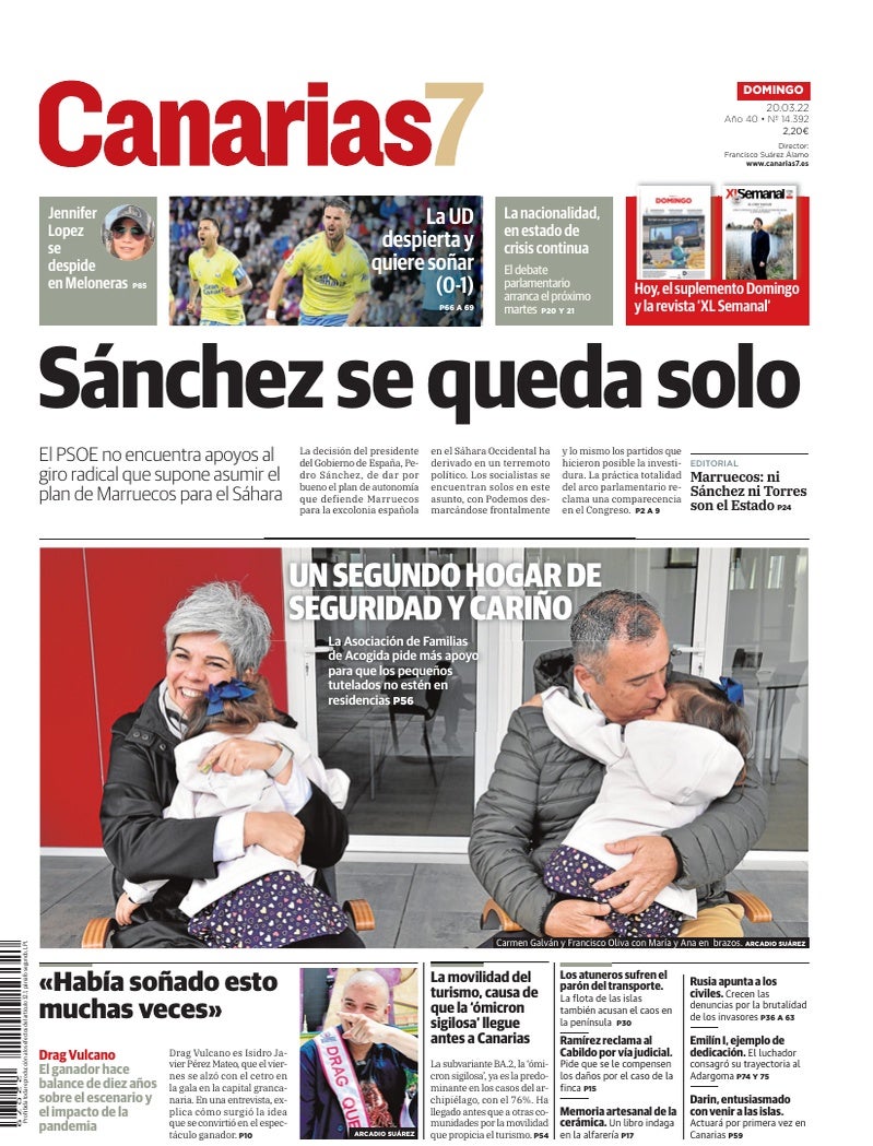 Portada Canarias7 20-03-2022