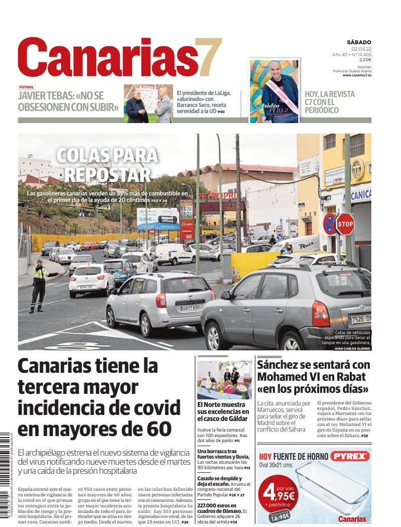 Portada Canarias7 02-04-2022