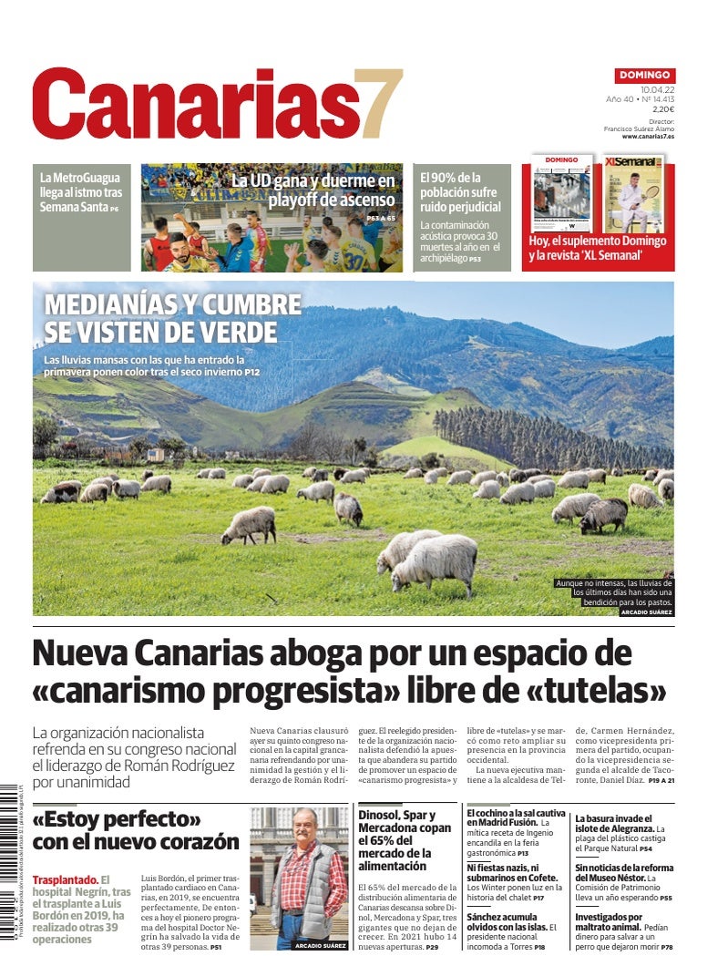 Portada Canarias7 10-04-2022