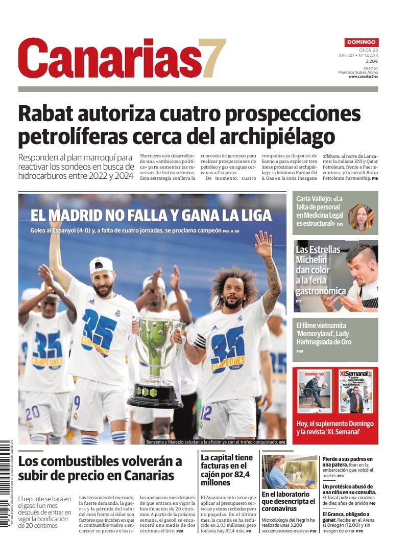 Portada Canarias7 01-05-2022
