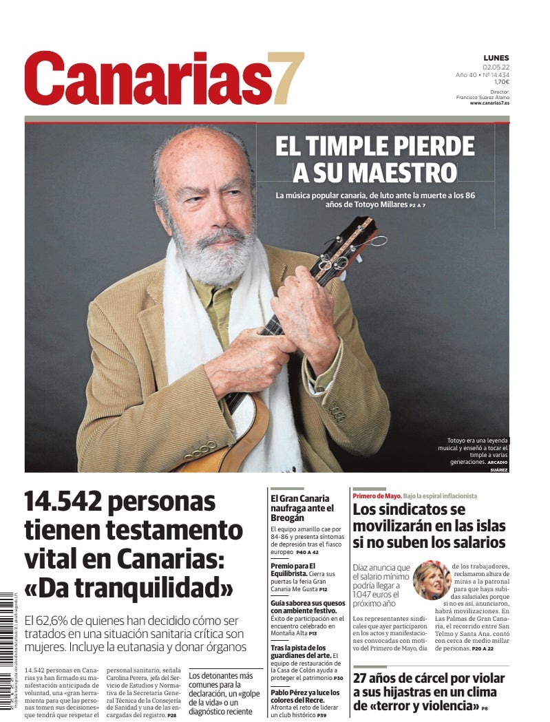Portada Canarias7 02-05-2022