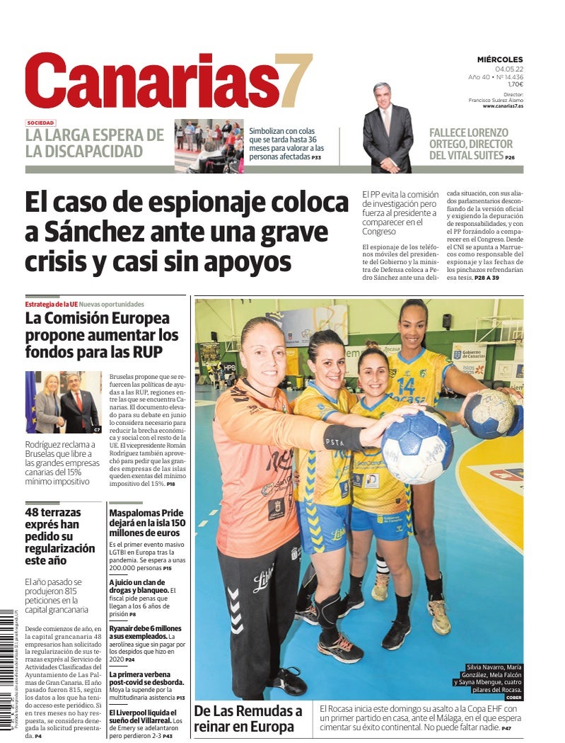 Portada Canarias7 04-05-2022