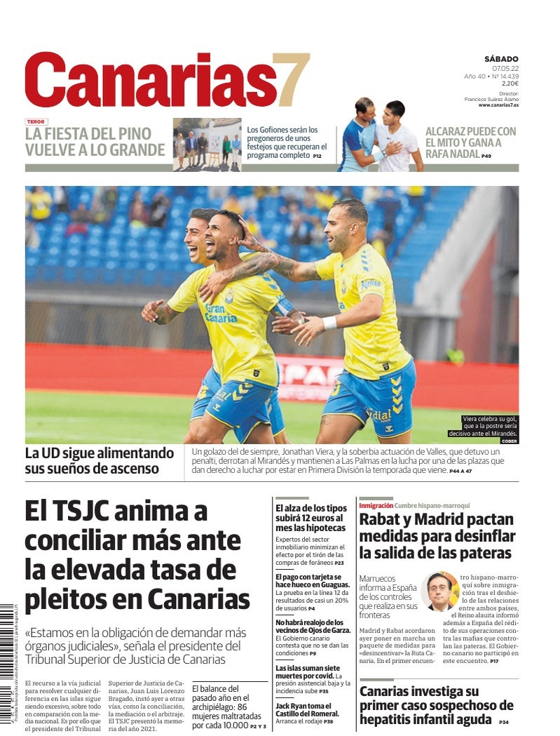 Portada Canarias7 07-05-2022