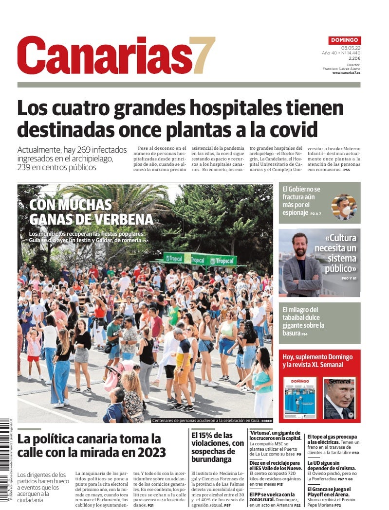 Portada Canarias7 08-05-2022