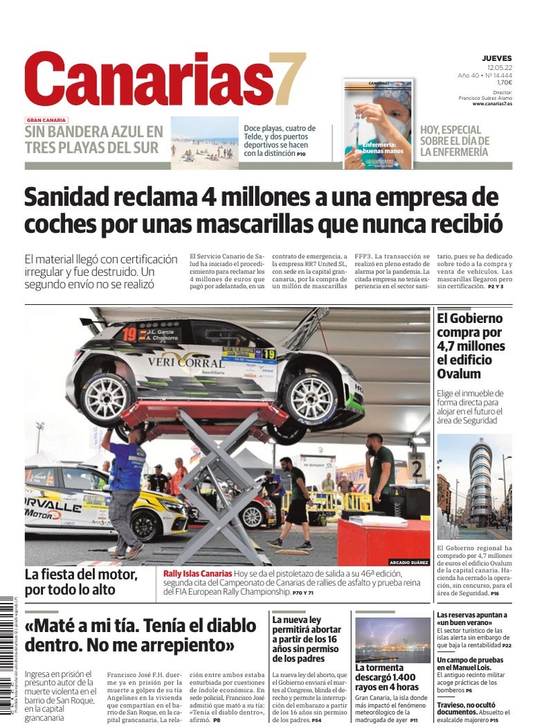 Portada Canarias7 12-05-2022