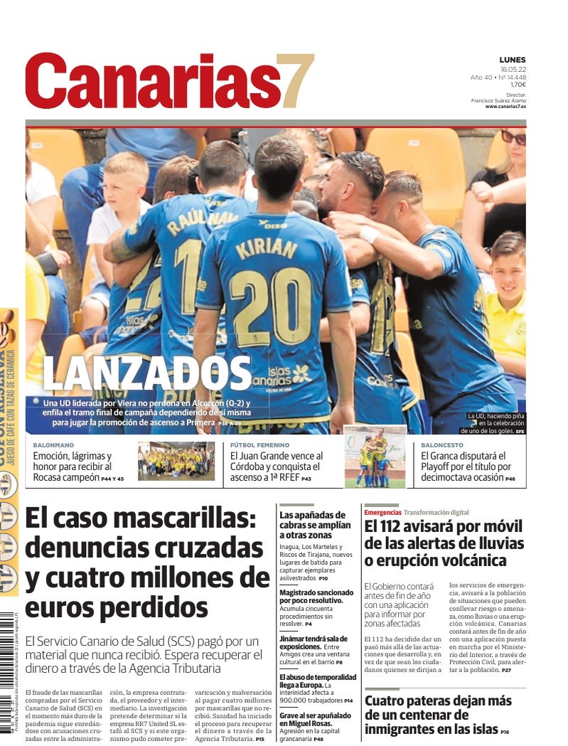 Portada Canarias7 16-05-2022