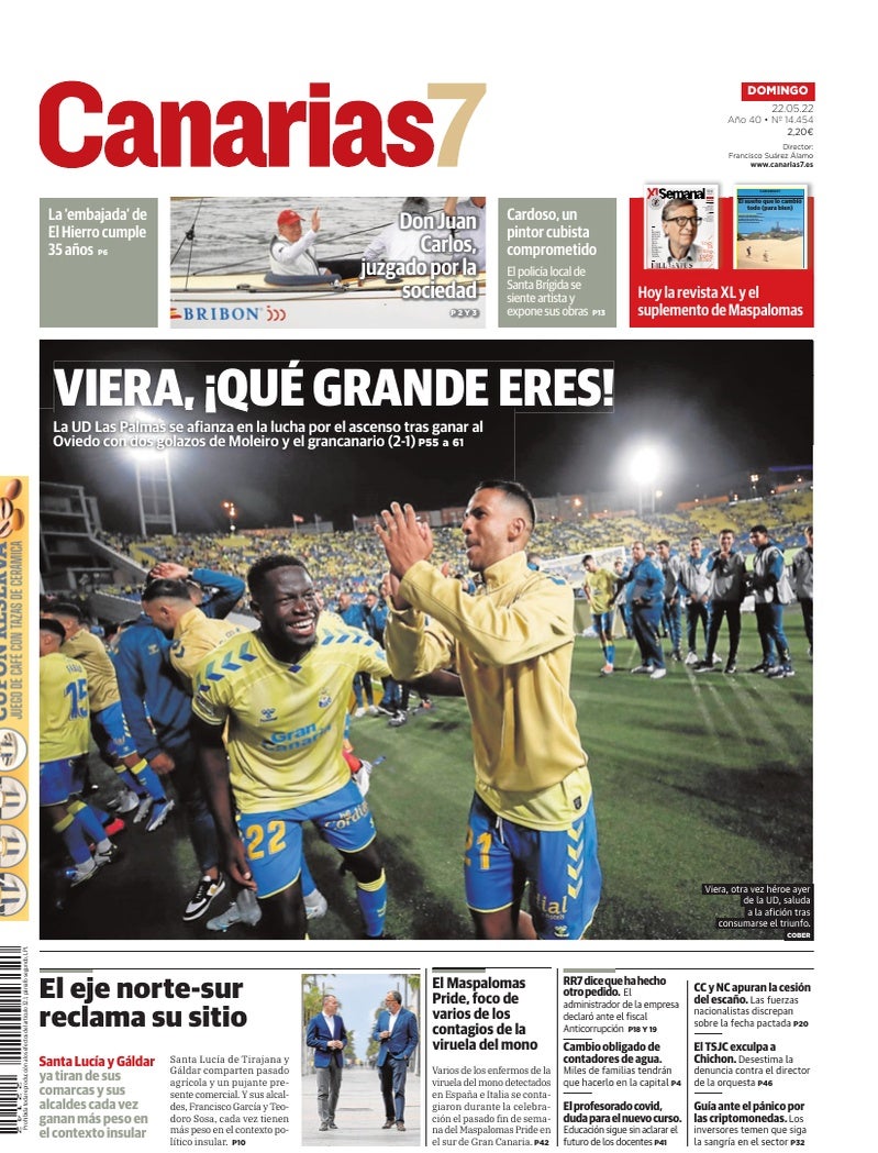 Portada Canarias7 22-05-2022