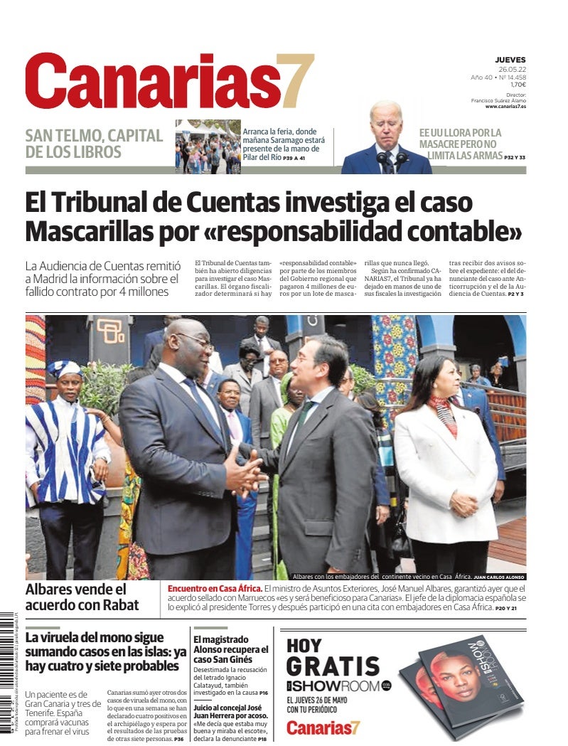 Portada Canarias7 26-05-2022