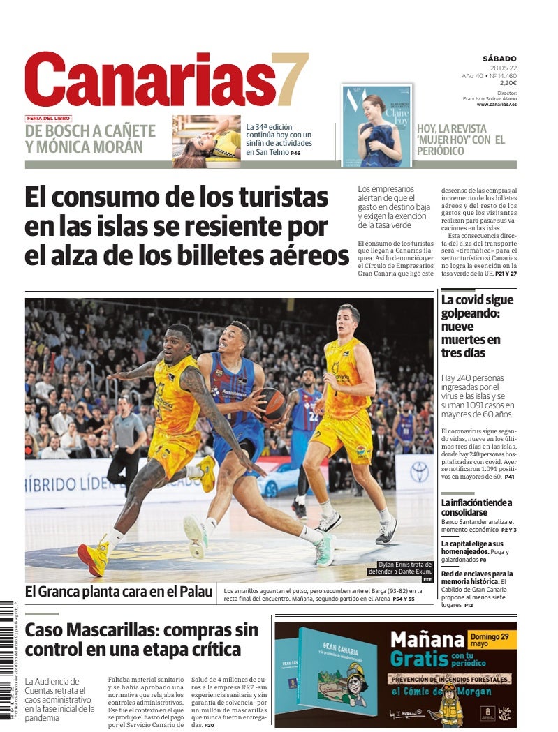 Portada Canarias7 28-05-2022