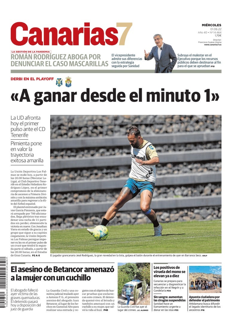 Portada Canarias7 01-06-2022