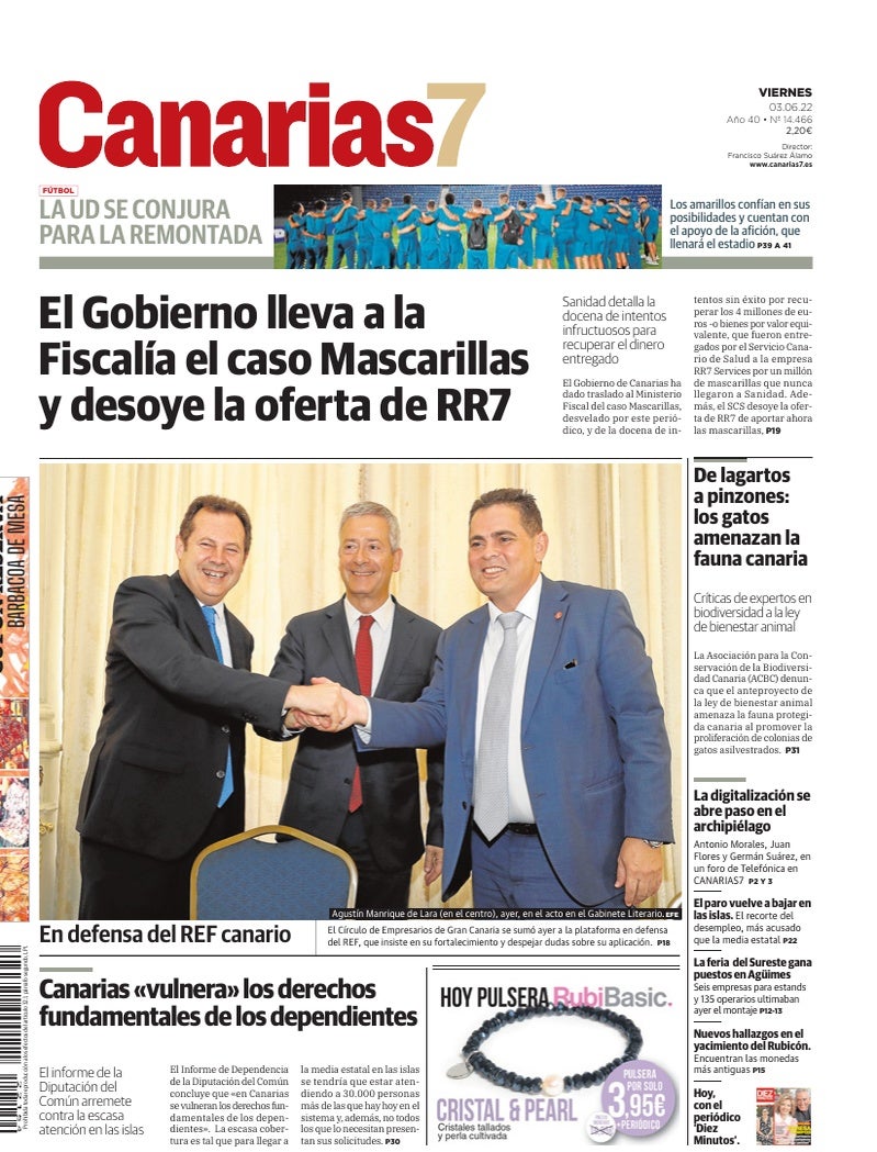 Portada Canarias7 03-06-2022