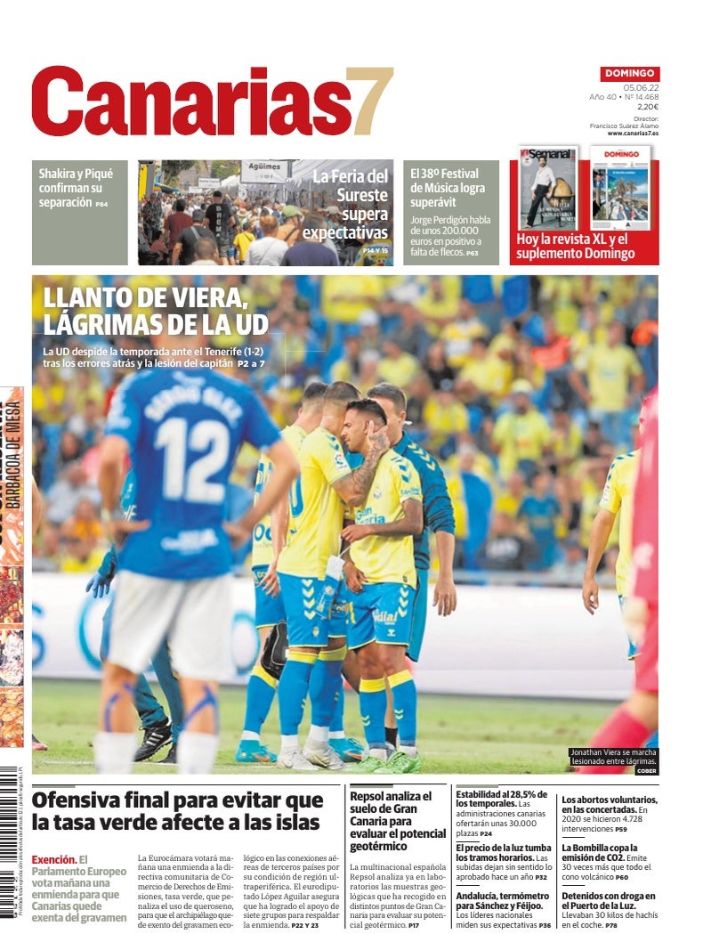 Portada Canarias7 05-06-2022