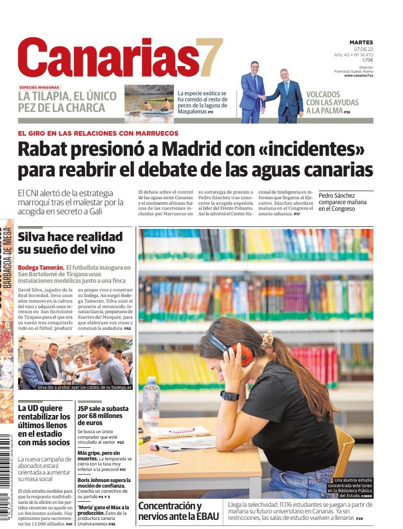 Portada Canarias7 07-06-2022