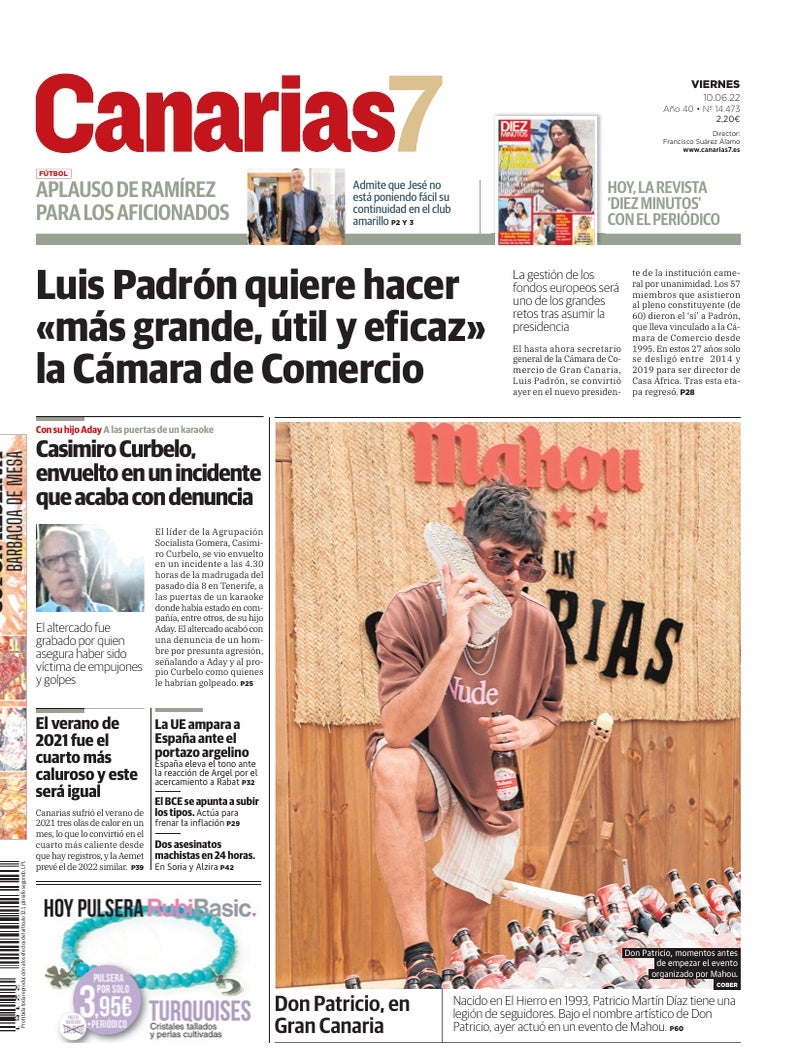 Portada Canarias7 10-06-2022
