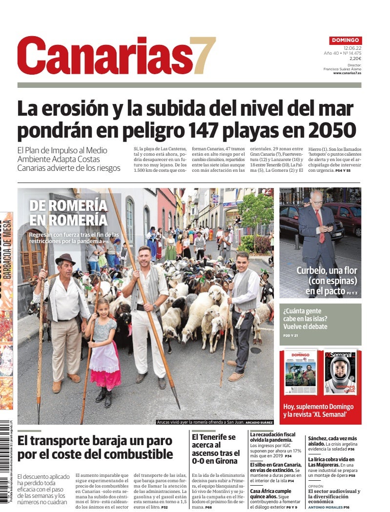 Portada Canarias7 12-06-2022