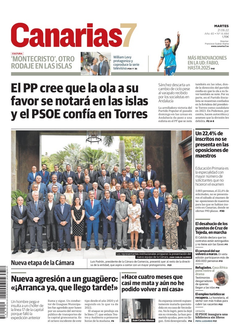 Portada Canarias7 21-06-2022