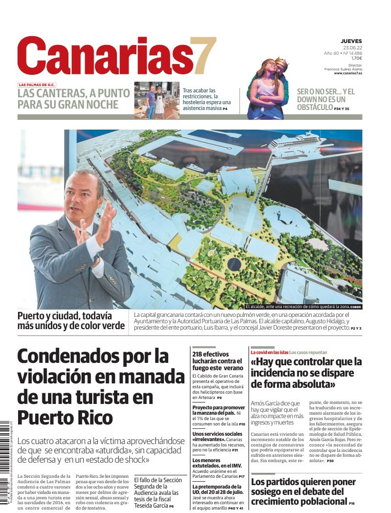 Portada Canarias7 23-06-2022