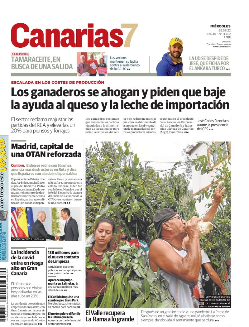 Portada Canarias7 29-06-2022