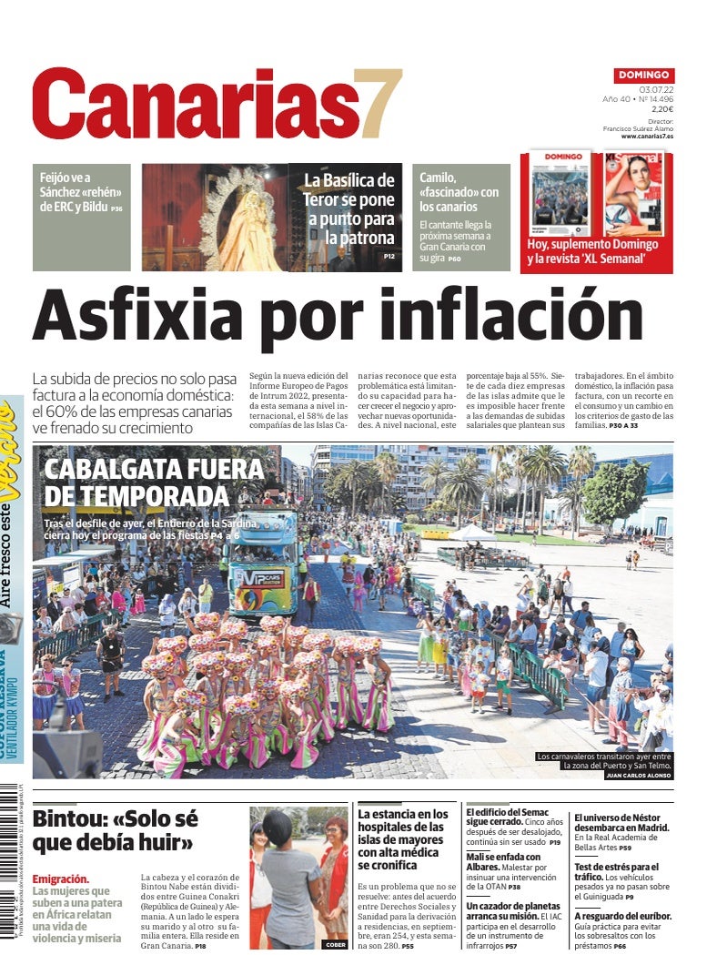 Portada Canarias7 03-07-2022