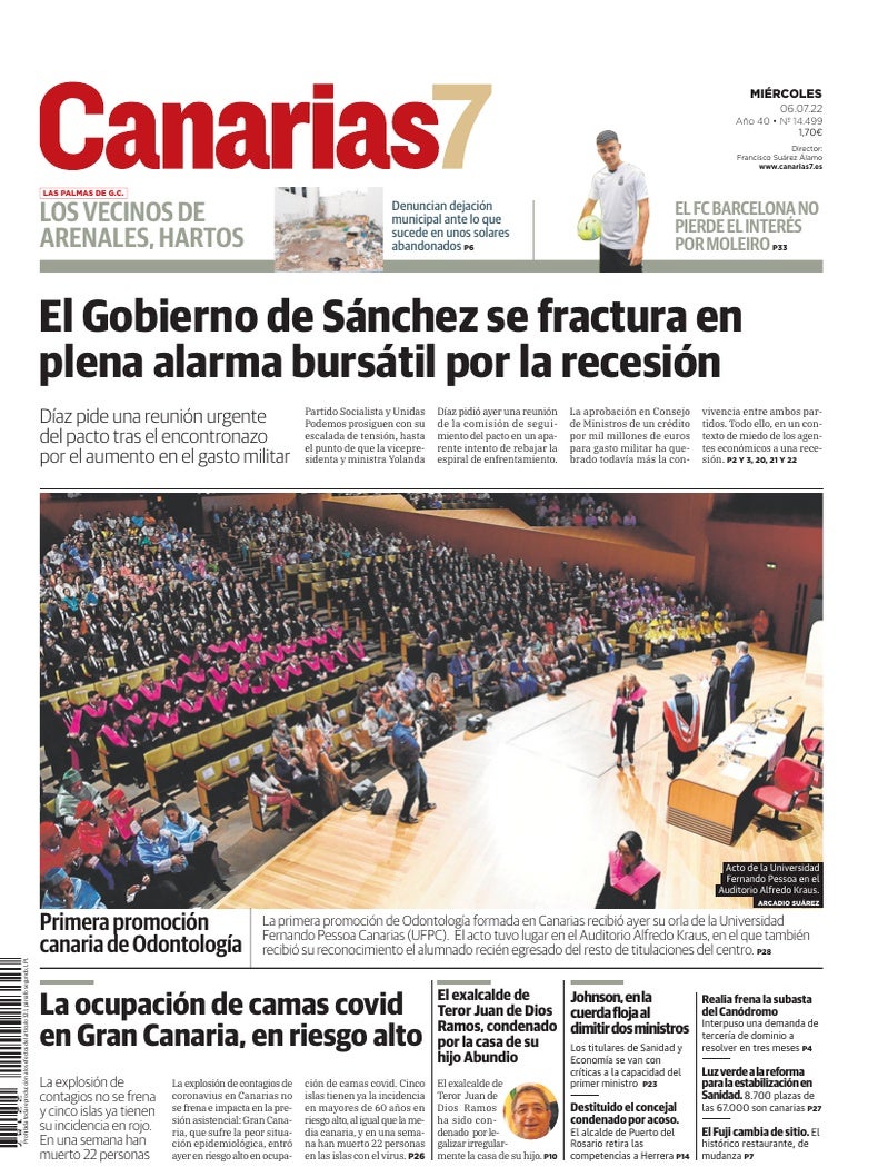 Portada Canarias7 06-07-2022