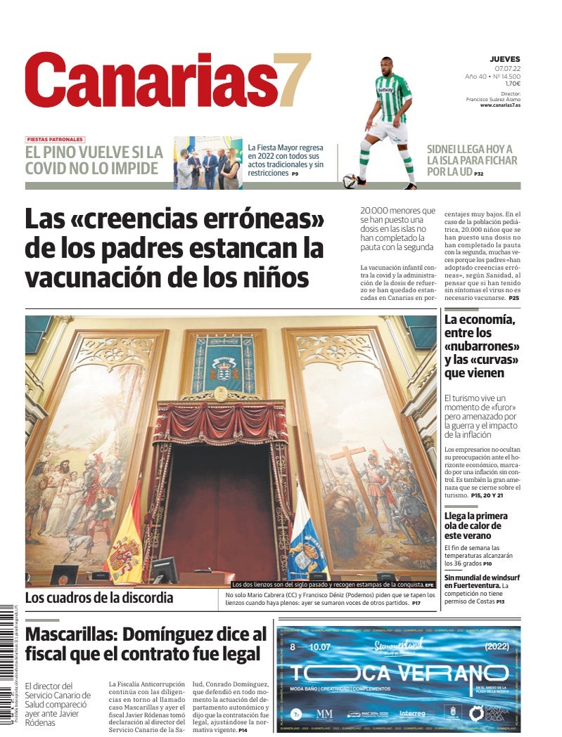 Portada Canarias7 07-07-2022