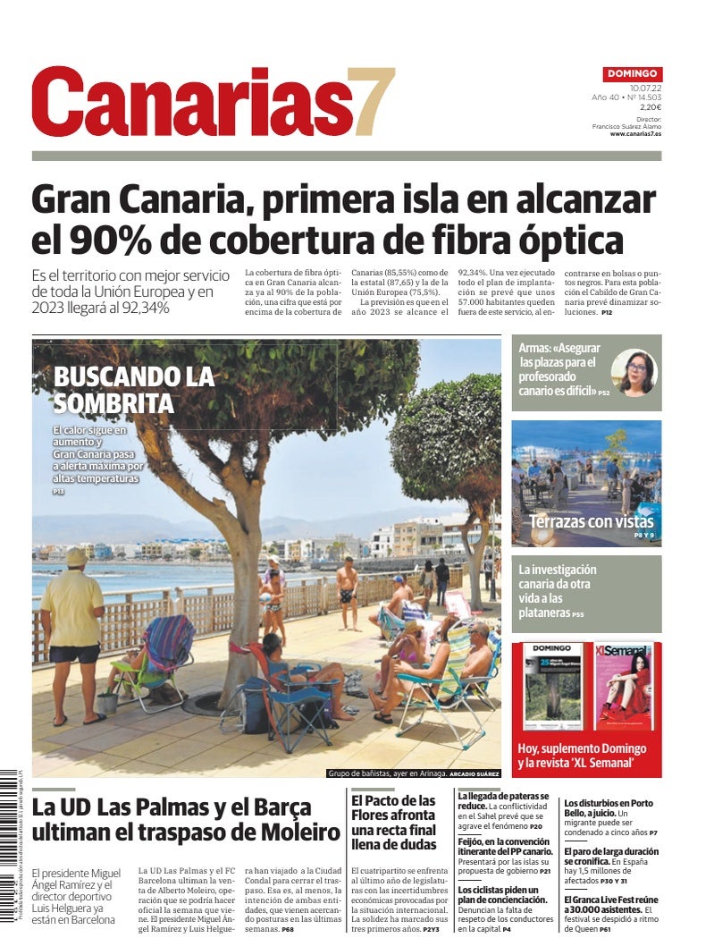 Portada Canarias7 10-07-2022