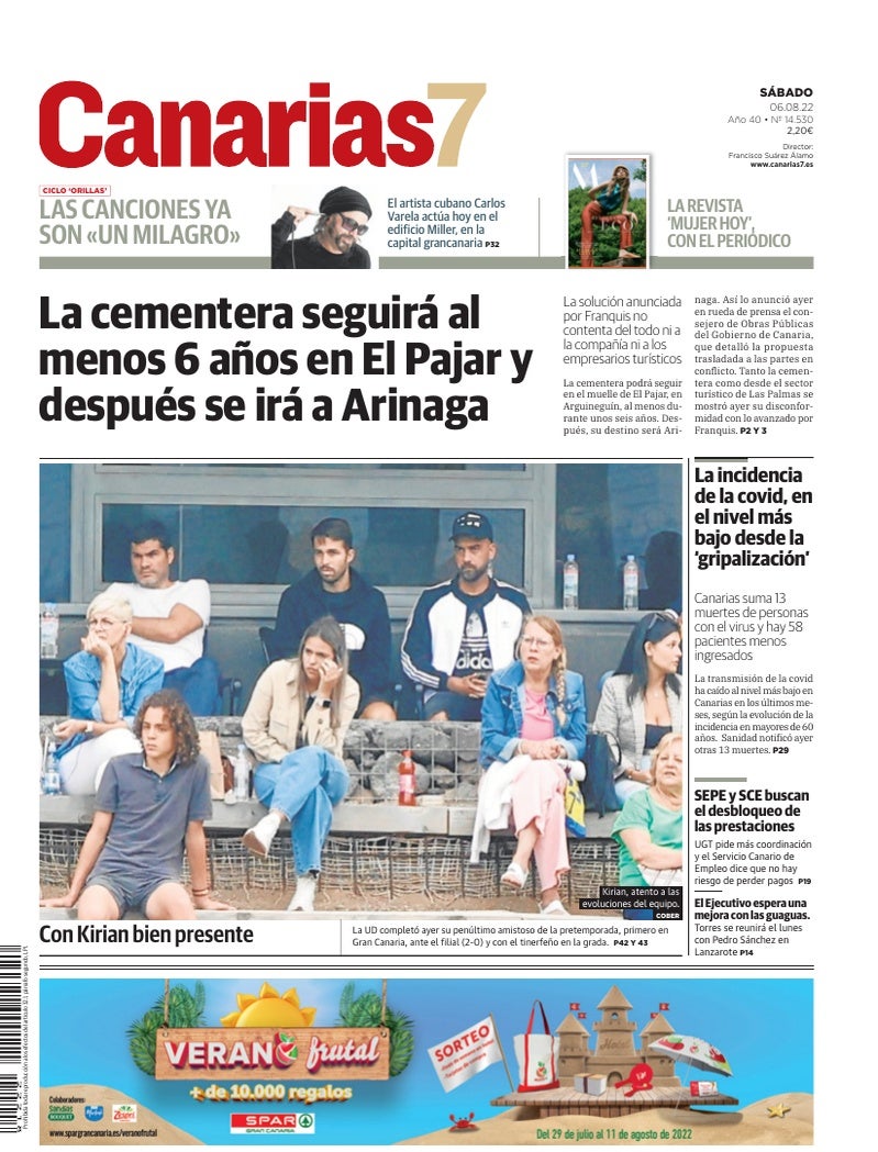 Portada Canarias7 06-08-2022