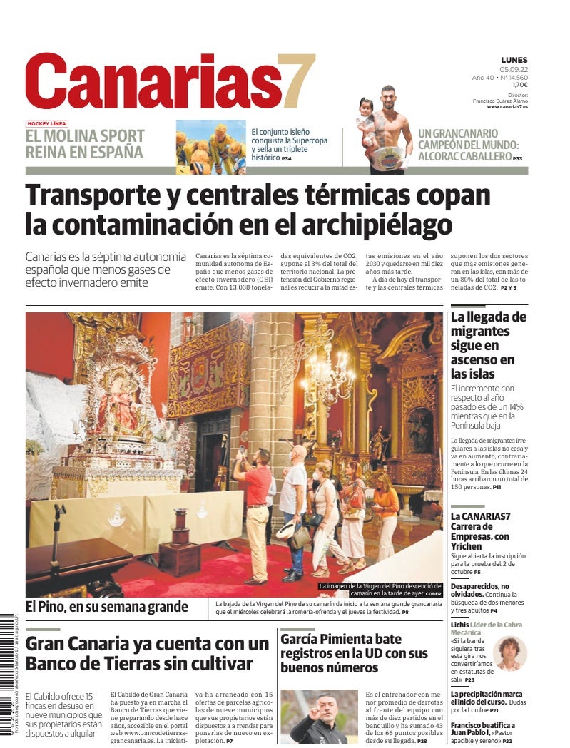 Portada Canarias7 05-09-2022