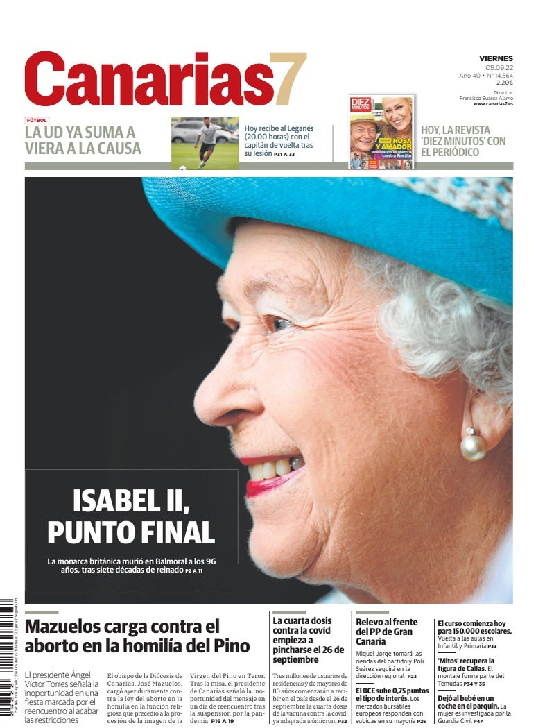 Portada Canarias7 09-09-2022