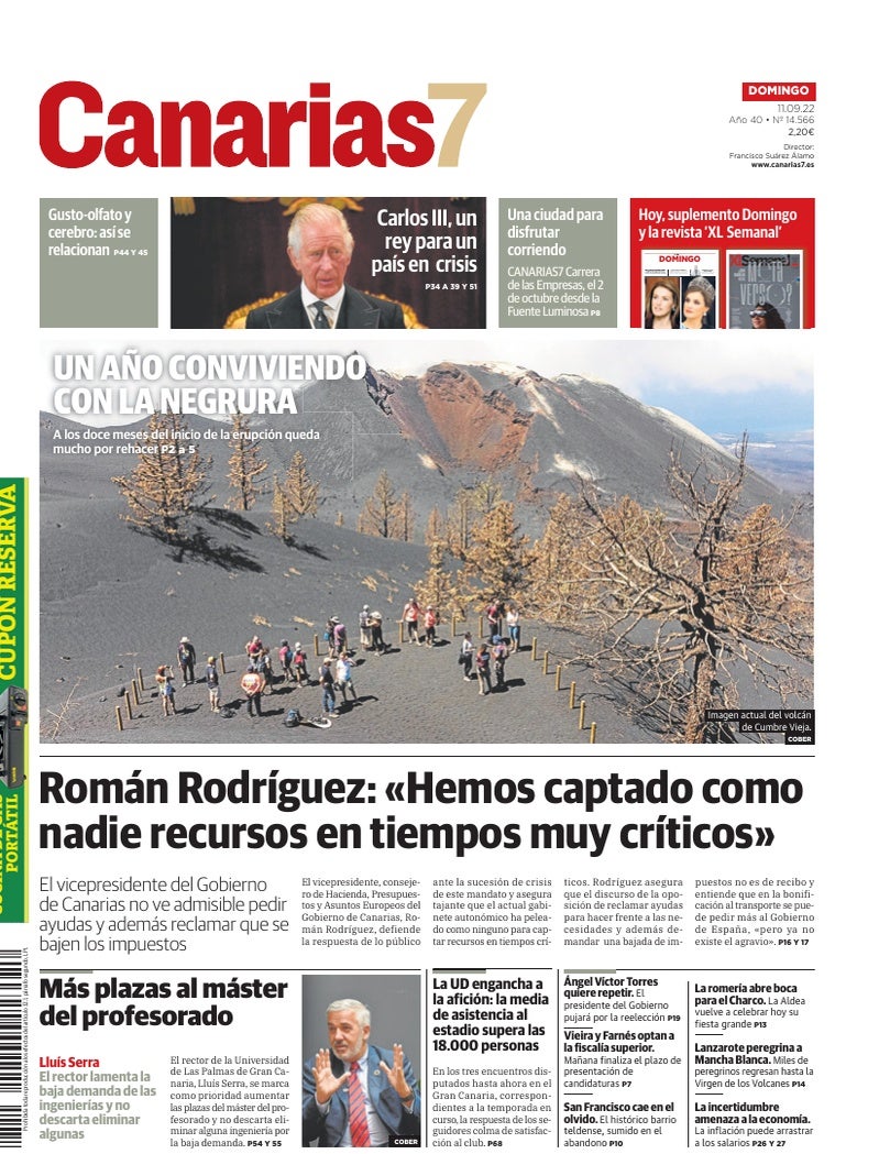 Portada Canarias7 11-09-2022